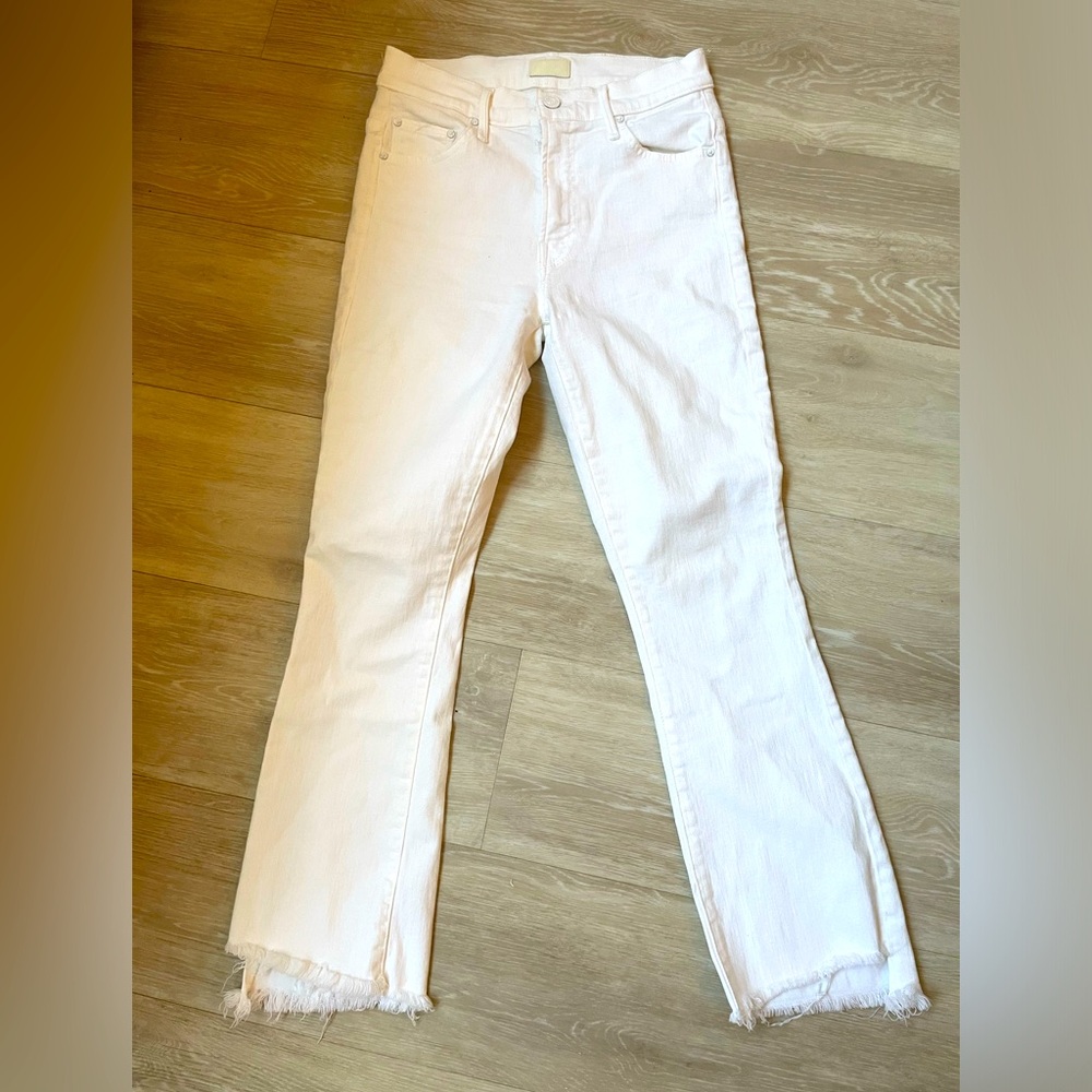 Mother Denim Insider Crop Step Fray
